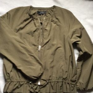 Zara olive green fashion bomberjacket